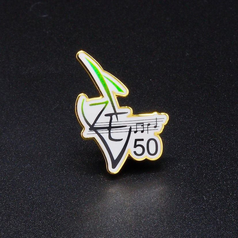 Pin's Passion-ZEV-Jubileum-50-Jaar-Outline-Koper-Warm-Geëmailleerde-Pins-CMYK-Print