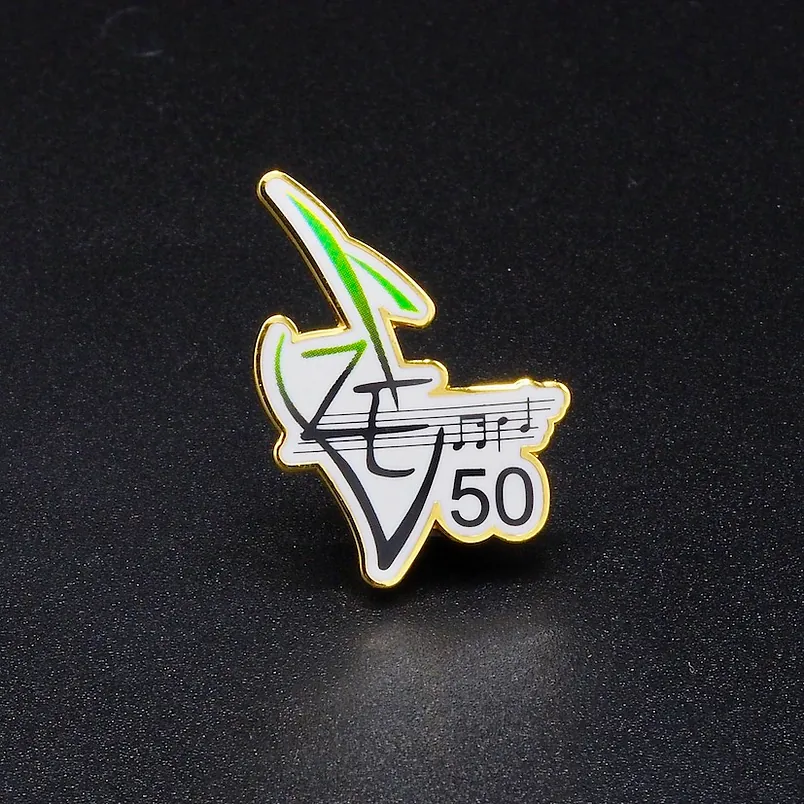 Pin's Passion-ZEV-Jubileum-50-Jaar-Outline-Koper-Warm-Geëmailleerde-Pins-CMYK-Print