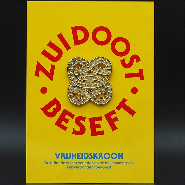 Vrijheidskroon Pins - Keti Koti Speld - op gift card