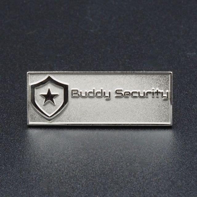 Buddy Security 2-D Reliëf met sandblast achtergrond