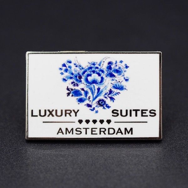 Pin's Passion-Luxury-Suites-Amsterdam-Koper-Warm-Geëmailleerde-Pins-CMYK-Print