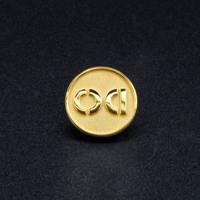 Pin's Passion-OA-Ondernemersvereniging-Amstelveen-14-Karaat-Goud-Speld-Rond-Cirkel