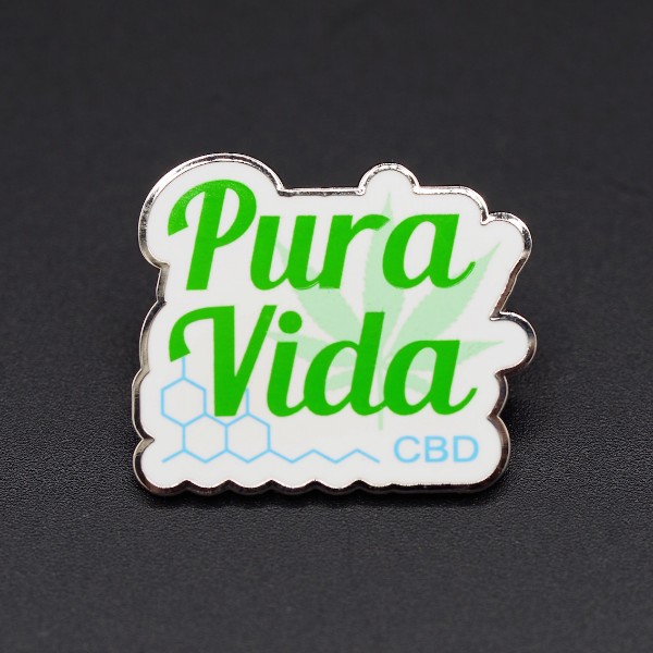 Pin's Passion-Pura-Vida-CBD-OutlineKoper-Warm-Geëmailleerde-Pins-CMYK-Print