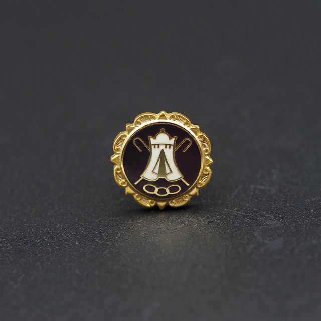 Odd Fellows Kampemend Pins met schakels