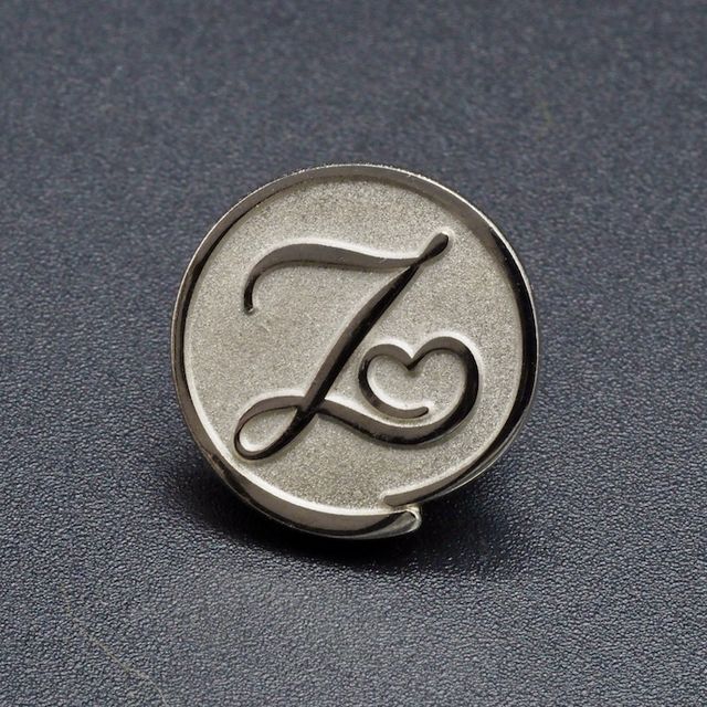 't Zusje Logo in Zilver verguldsel met Sandblast achtergrond