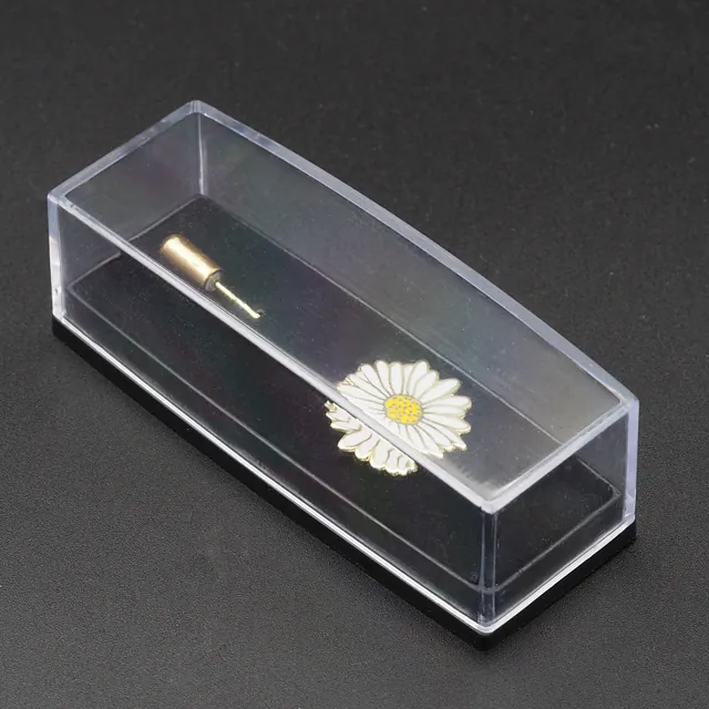 Pinsin PVC gift box, Logo speld in doosje