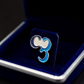 Pin's Passion-C3-sterling-zilver-Speld-S925