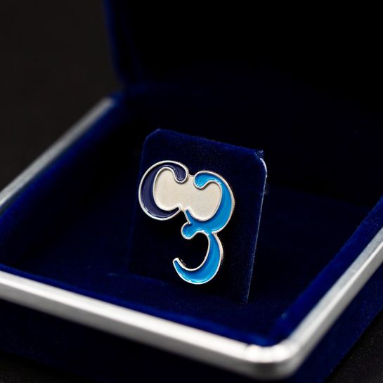 Pin's Passion-C3-Speld-Outline-Sterling-Zilver-S925
