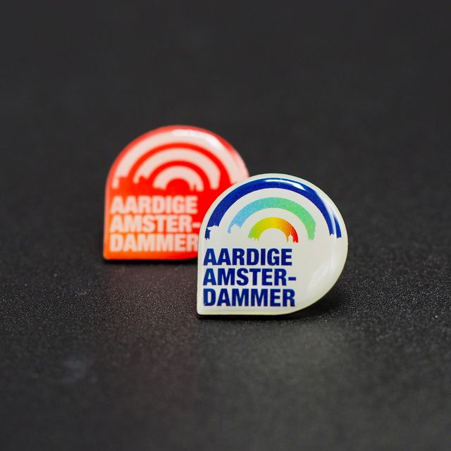 Pin's Passion-Aardige-Amsterdammer-Zijdeglans-Filmprint-Pins