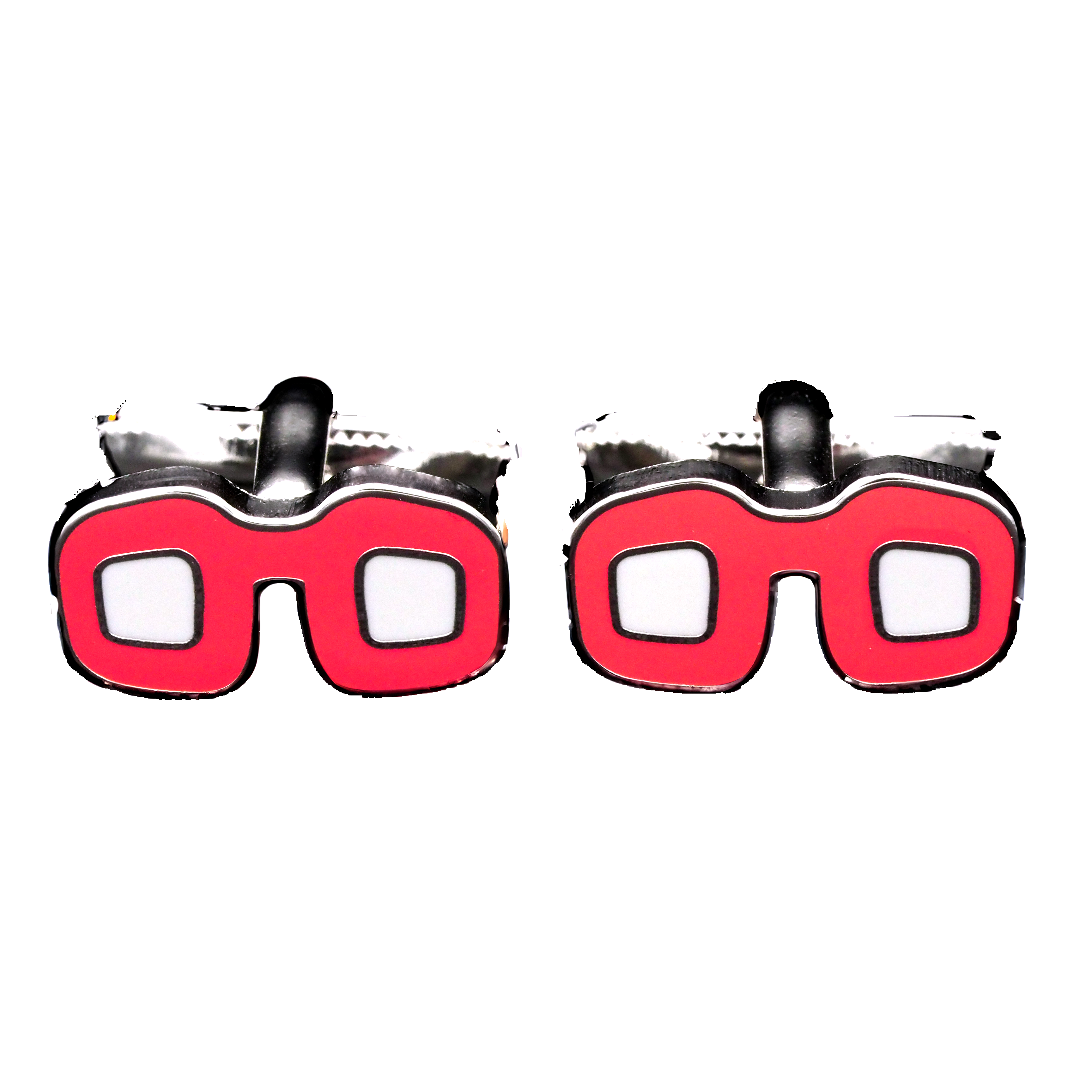 Pin's-Passion-Glasses-roze bril-Manchetknopen