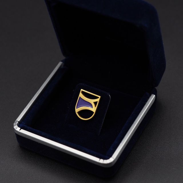 Pin's Passion-Gouden-Kiekendief-Provincie-Flevoland-Outline-Gift Box