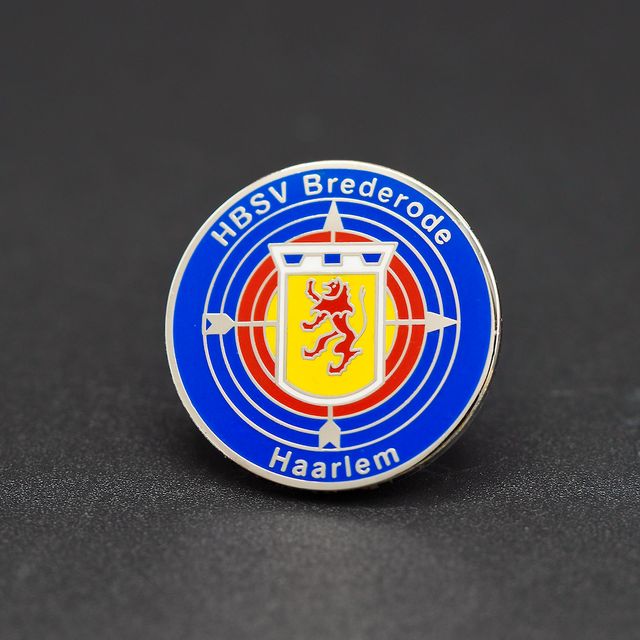 HBSV Brederode Pins, Rond met Roos en Wapen