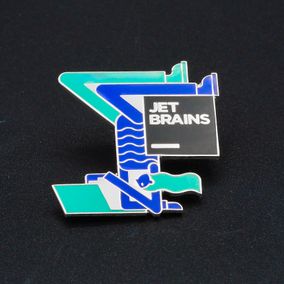 JetBrains Wave Pins in Outline