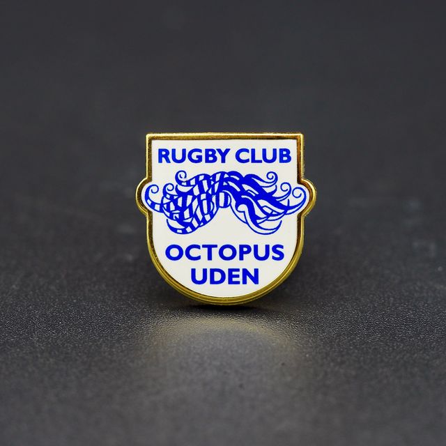 Rugby Club Octopus Uden, Pins met Pad-print