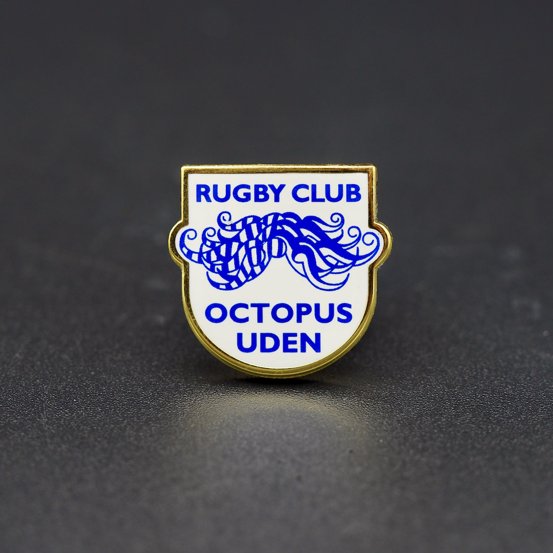 Rugby Club Octopus Uden, Pins met Pad-print