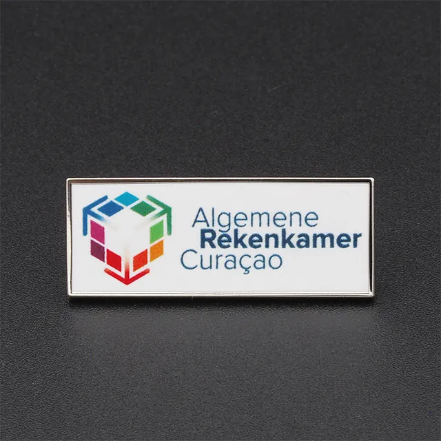 Algemene Rekenkamer Curacao Logo Speldje - Rechthoekige Pins