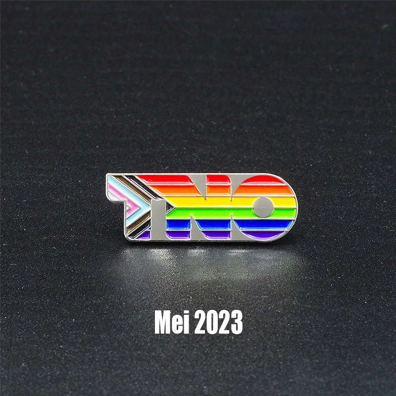 TNO Pride Logo Pins - Speldje van TNO logo in Pride Vlag