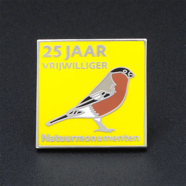 vierkante Pins, Vogel in vierkant Speldje