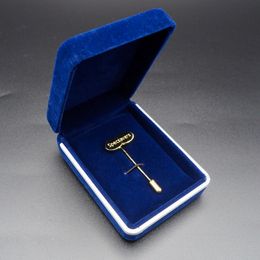 Pin's Passion-Velours-gift-box-Blauw-Reversspeld