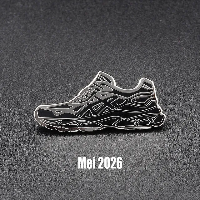 ASICS NYC 2.0 black Pins, Speldje in vorm van ASICS Schoen