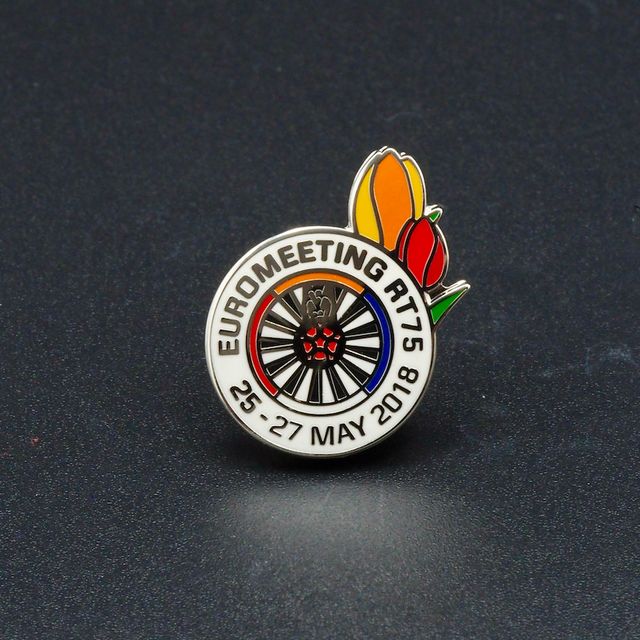 Round Table Euromeeting Pins met Tulpen