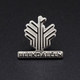Gemeente-Beekdaelen-Koperen-pins-2D-reliëf-zilver-verguldsel-sand-blast-outline-Pin's Passion