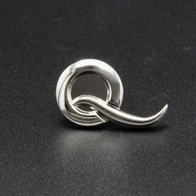 Q Security - Koper 2-D Reliëf Pins opengewerkt Q