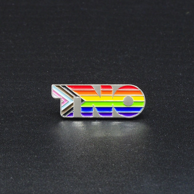 TNO Pride Pins, Speld Logo TNO in Pride vlag uitvoering