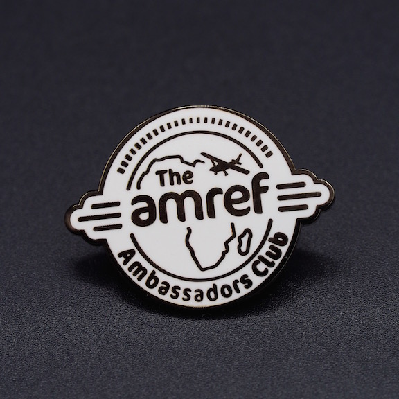 AMREF-pins-ambassadors-club-koper-warm-geëmaillerd-outline-Pins passion