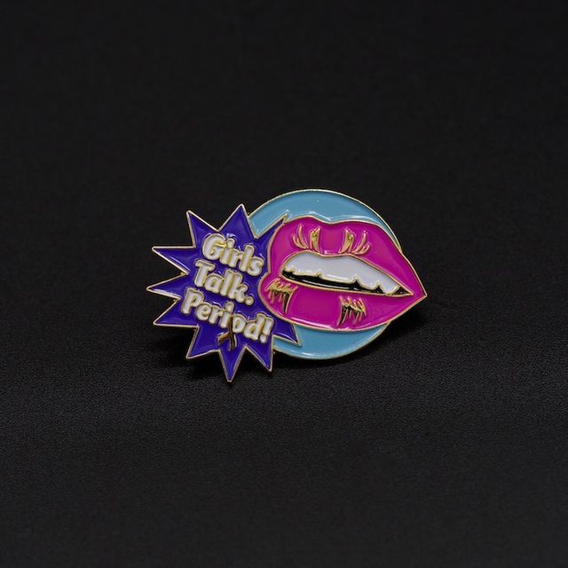 girls-talk-period-pins-ijzer-koudgestempeld-outline-pin's passion