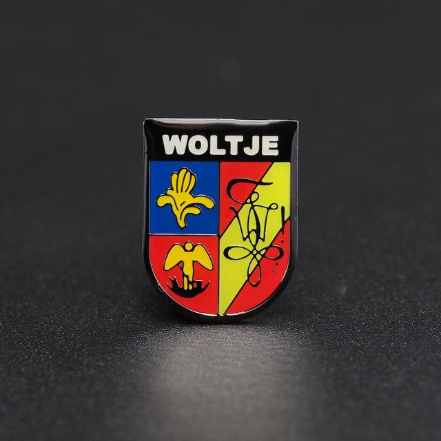 Pin's Passion-Woltje-Outline-Geëtst-Koud-Geëmailleerd-Pins