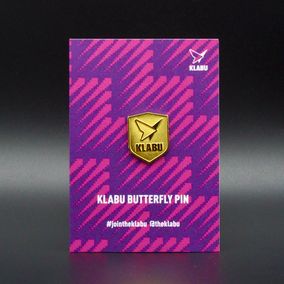 Klabu Butterfly Pins op gift card