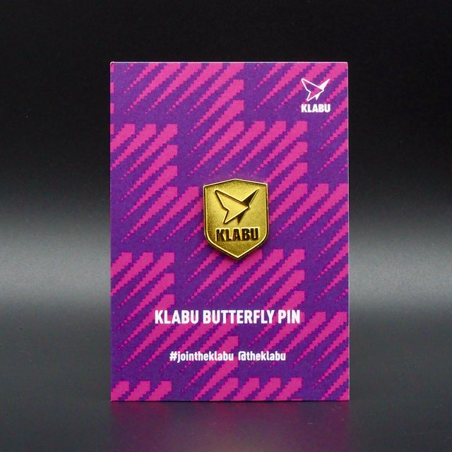 Klabu Butterfly Pins op gift card