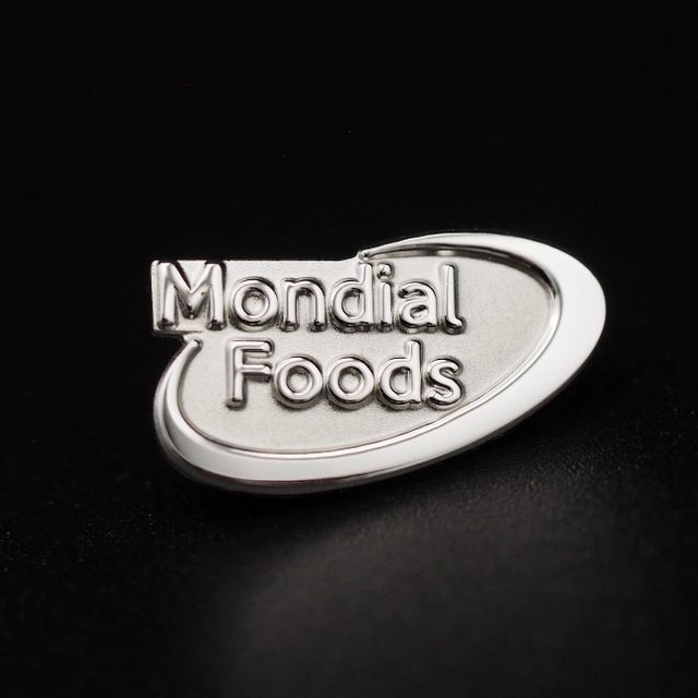 Pin's-Passion-Mondial-Foods-Sterling-Zilveren-Speld-S925