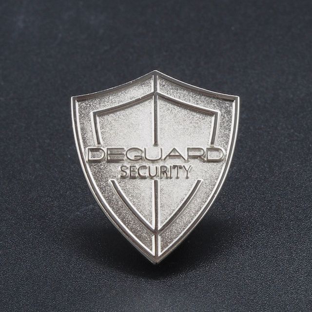 Deguard Security Schild met Sandblast achtergrond