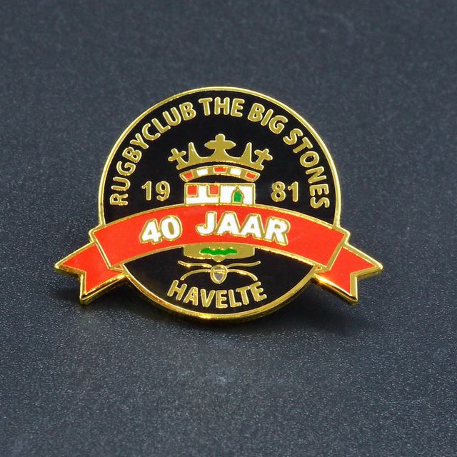 Rugbyclub the Big Stones 40 Jaar Jubileum Pins