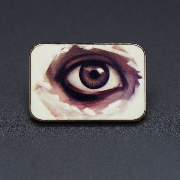 Pin's Passion-Stichting-Niet-Blind-Ans-Markus-Oog-Koper-Warm-Geëmailleerde-Pins-CMYK-Print
