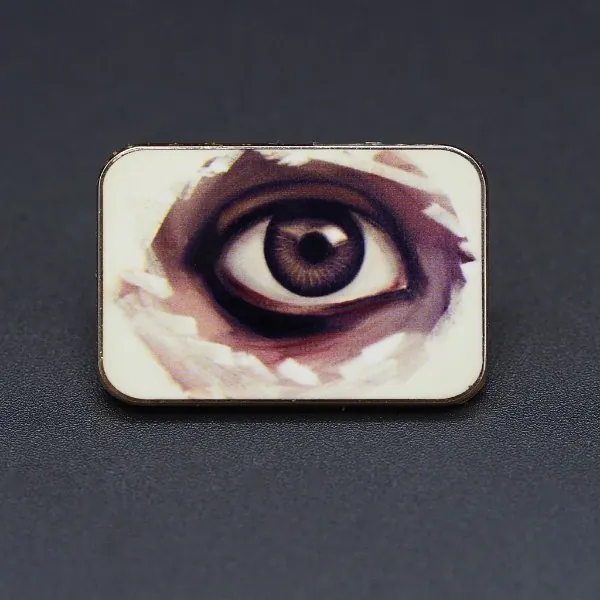 Pin's Passion-Stichting-Niet-Blind-Ans-Markus-Oog-Koper-Warm-Geëmailleerde-Pins-CMYK-Print