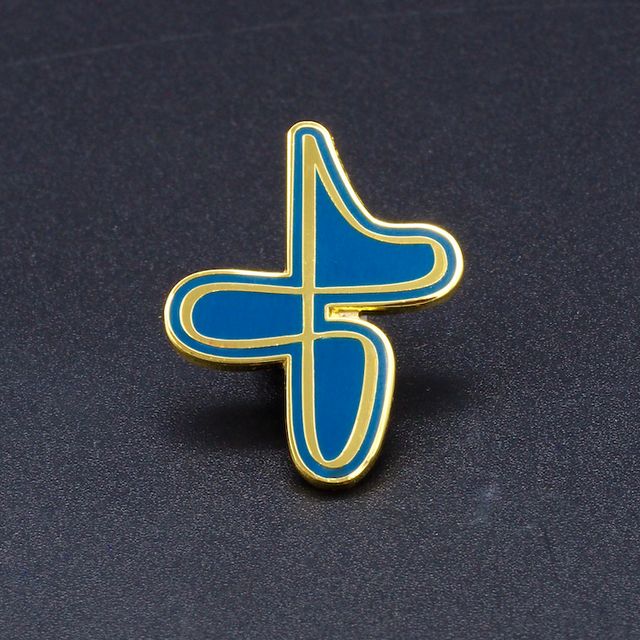 NedPhO Pins, Slag van Dirigent in blauw emaillen