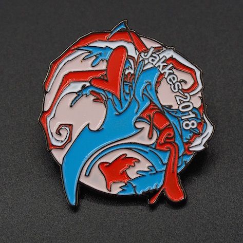 Jakkes-2018-Pins-carnaval-ijzer-koud-gestempeld-outline-Pins's Passion