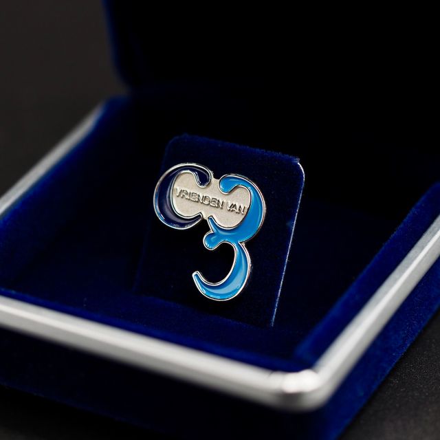 Pin's Passion-Vrienden-van-C3-Speld-Sterling-Zilver-S925