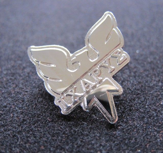 IJzeren pins met 2D-reliëf club