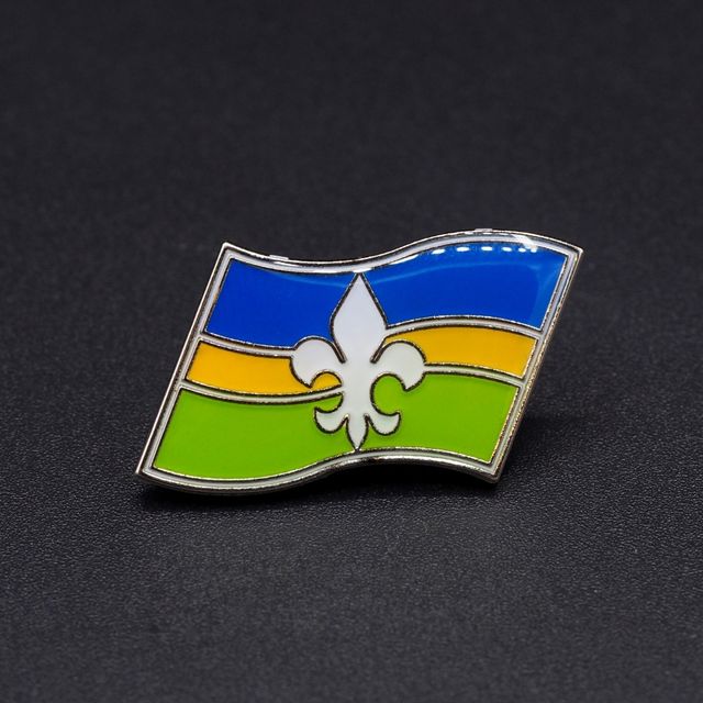 Gemeente-Flevoland-ijzer-koud-gestempeld-pins-outlibe-Pin's Passion