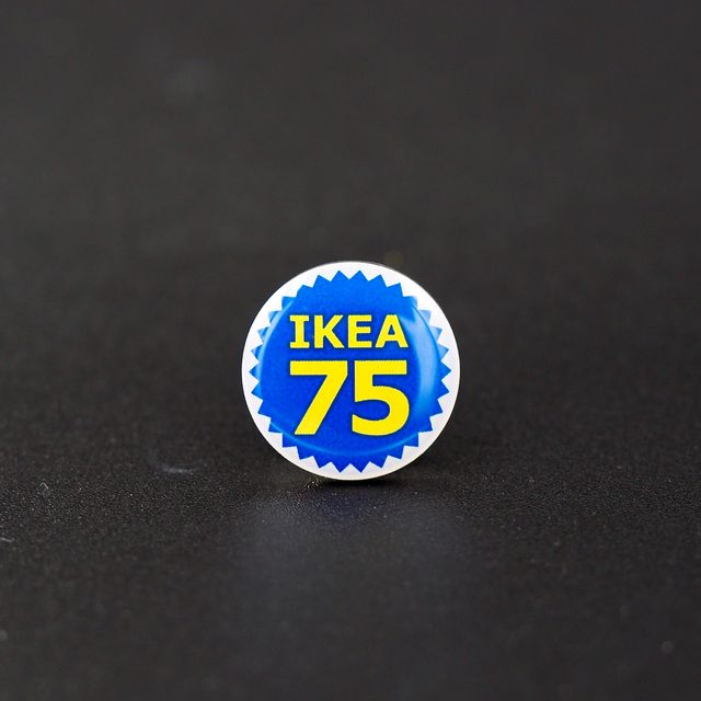 Pin's Passion-Ikea-75-jaar-Zijdeglans-Filmprint-Pins-Cirkel