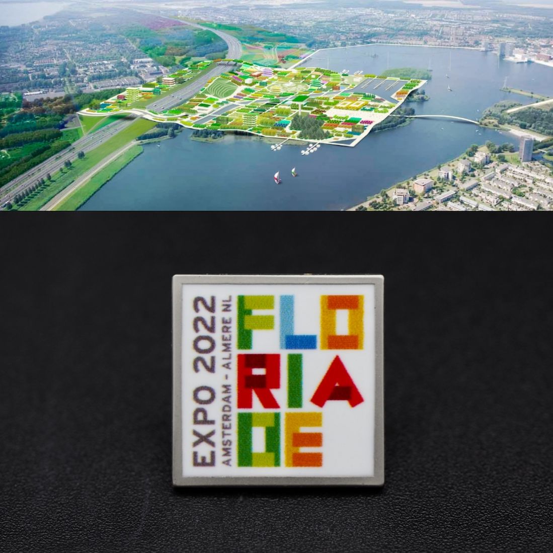 Floriade 2022-Almere-Amsterdam-Pins-Speldje-Pin's Passion-groenste stad