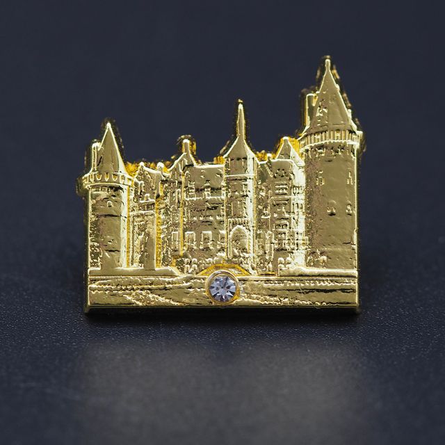 Kasteel de Haar met Kubus Zirconium, 3-D Reliëf in Outline