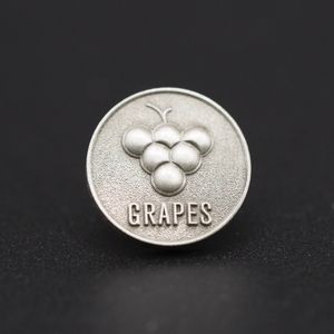 Pin's-Passion-Antiek-Zilver-Verguldsel-Grapes-House-of-Wines