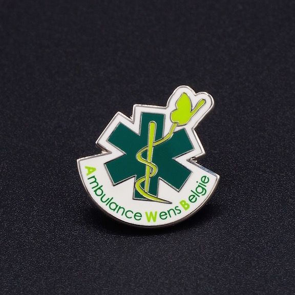 ambulance-wens-belgië-warm-geëmailleerde-pins-pad-printtechniek-outline-pin's passion