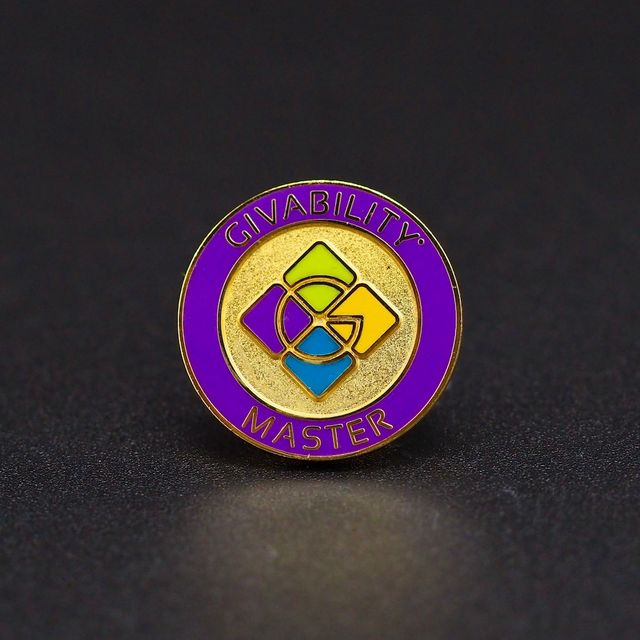 Givability Master Pins, Rond met Reliëf