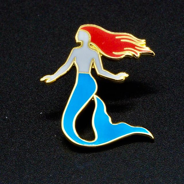 Pin's Passion-Grecotel-Zeemeermin-Outline-Zinc-Alloy-Pins